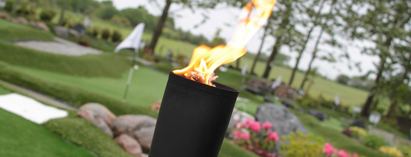 Parafina Aceite Antorcha De Fuego Jardín Al Aire Libre Linterna de llama-Diseño Barril 146cm 